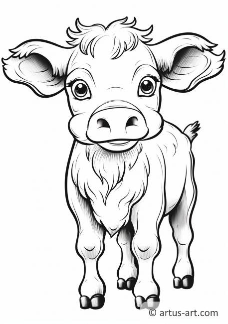 Sığır Boyama Sayfası